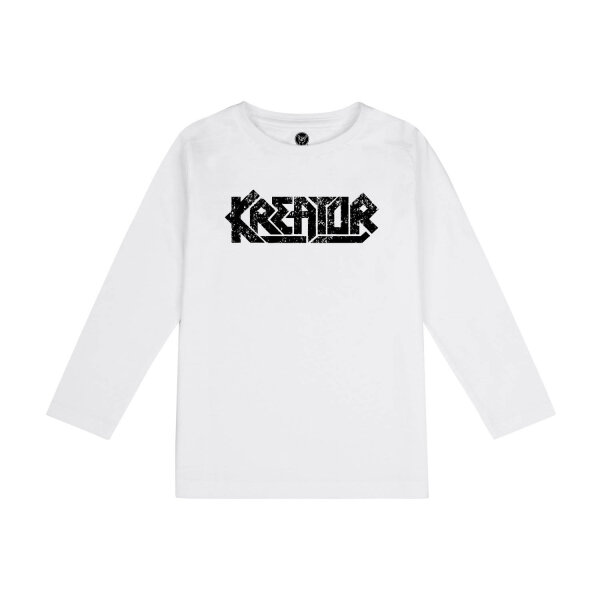 Kreator (Logo) - Kinder Longsleeve, schwarz, rot, 104