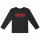 Kreator (Logo) - Kids longsleeve, black, red, 104