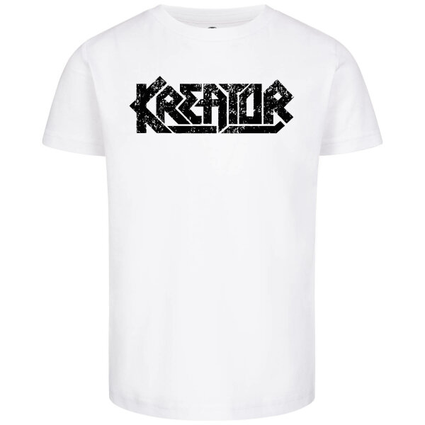 Kreator (Logo) - Kinder T-Shirt, schwarz, rot, 128