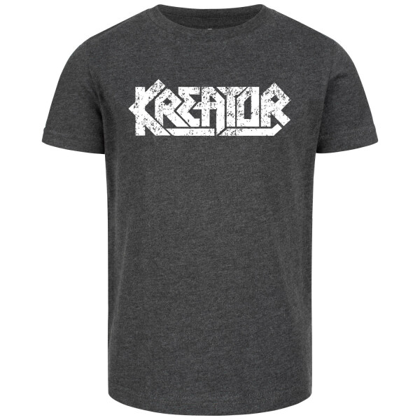 Kreator (Logo) - Kinder T-Shirt, schwarz, rot, 164