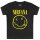 Nirvana (Smiley) - Baby T-Shirt, schwarz, gelb, 56/62