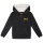 Nirvana (Smiley) - Kids zip-hoody, black, yellow, 152