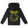 Nirvana (Smiley) - Kids zip-hoody, black, yellow, 152