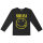 Nirvana (Smiley) - Kinder Longsleeve, schwarz, gelb, 92