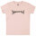 Immortal (Logo) - Baby t-shirt, pale pink, black, 56/62