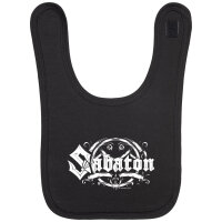 Sabaton (Crest) - Baby Lätzchen, schwarz, weiß, one size