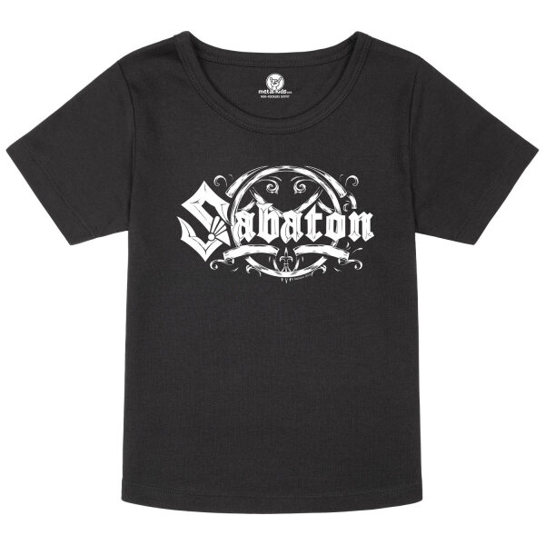 Sabaton (Crest) - Girly Shirt, schwarz, weiß, 152