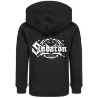Sabaton (Crest) - Kids zip-hoody, black, white, 104