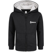Sabaton (Crest) - Kids zip-hoody, black, white, 140