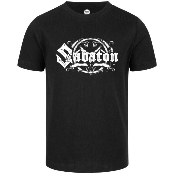 Sabaton (Crest) - Kids t-shirt, black, white, 164