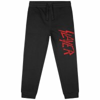Slayer (Logo) - Kids sweatpants - black - red - 164