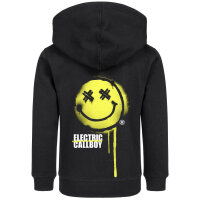 Electric Callboy (SpraySmiley) - Kids zip-hoody, black, multicolour, 104