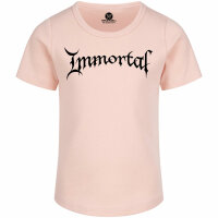 Immortal (Logo) - Girly Shirt, hellrosa, schwarz, 116