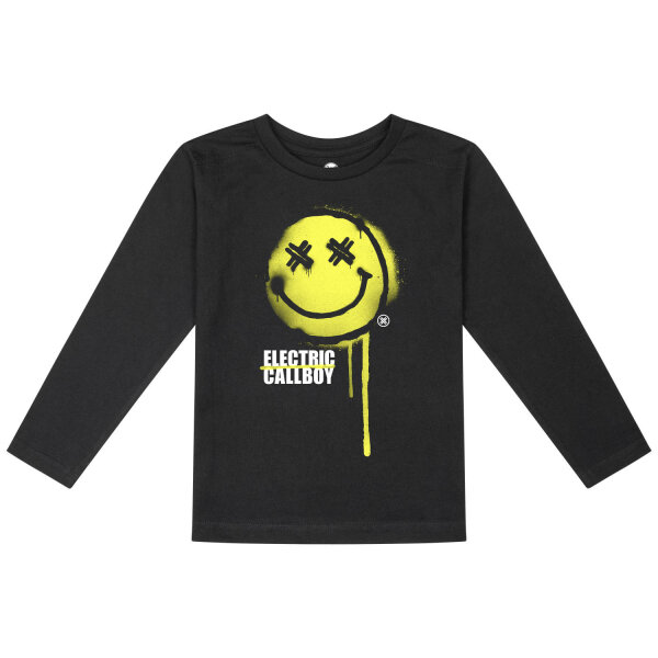 Electric Callboy (SpraySmiley) - Kids longsleeve, black, multicolour, 116