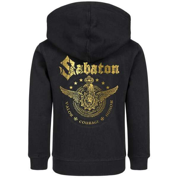 Sabaton (Wings of Glory) - Kids zip-hoody, black, multicolour, 140