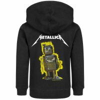 Metallica (Robot Blast) - Kinder Kapuzenjacke, schwarz, mehrfarbig, 116