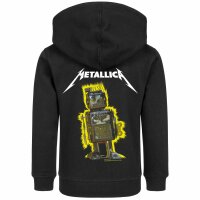 Metallica (Robot Blast) - Kinder Kapuzenjacke, schwarz, mehrfarbig, 140