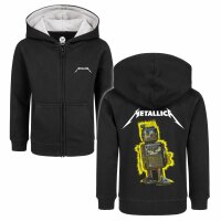 Metallica (Robot Blast) - Kinder Kapuzenjacke, schwarz, mehrfarbig, 152
