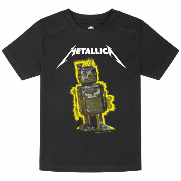 Metallica (Robot Blast) - Kinder T-Shirt, schwarz, mehrfarbig, 116