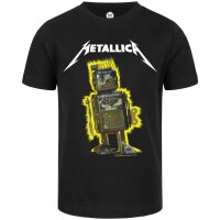 Metallica (Robot Blast) - Kinder T-Shirt, schwarz, mehrfarbig, 116
