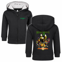 Heavysaurus (Pommesgabel) - Baby zip-hoody, black,...