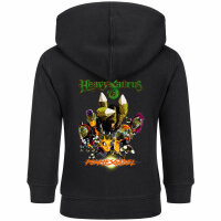 Heavysaurus (Pommesgabel) - Baby zip-hoody, black, multicolour, 68/74