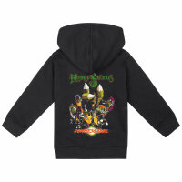 Heavysaurus (Pommesgabel) - Baby zip-hoody, black, multicolour, 68/74