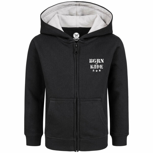 born to ride - Kids zip-hoody