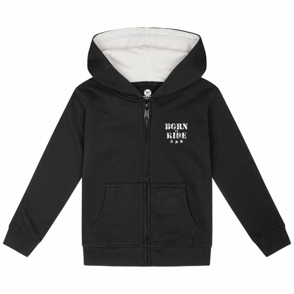 born to ride - Kids zip-hoody