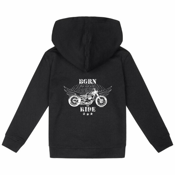 born to ride - Kids zip-hoody