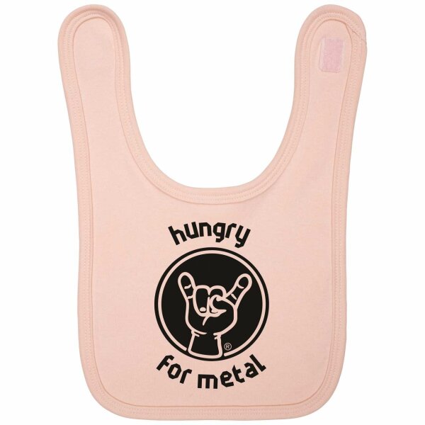 hungry for metal - Baby bib