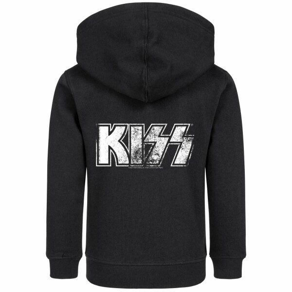 KISS (Distressed Logo) - Kids zip-hoody