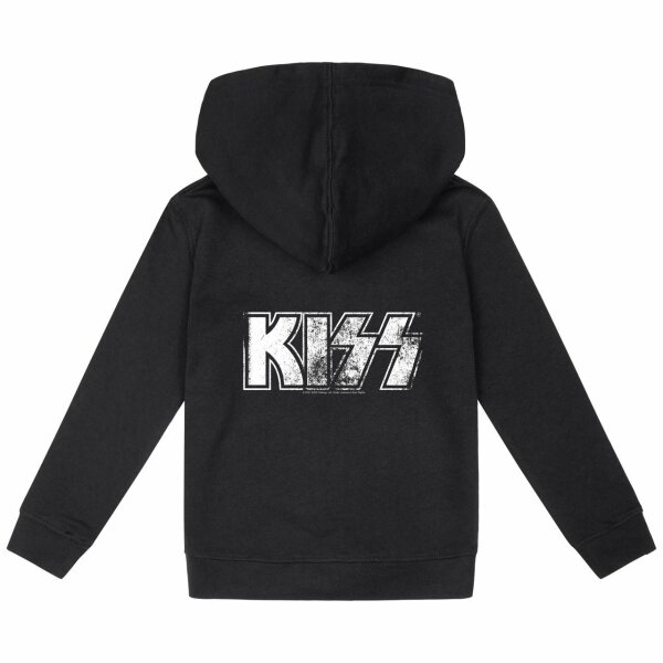 KISS (Distressed Logo) - Kids zip-hoody