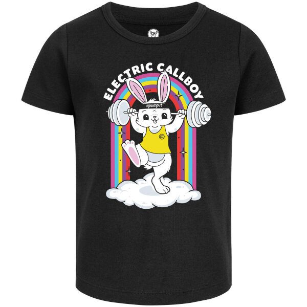 Electric Callboy (Pump It Bunny) - Girly shirt, black, multicolour, 116