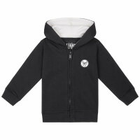 In Flames (Logo) - Baby zip-hoody, black, white, 68/74