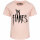 In Flames (Logo) - Girly shirt, pale pink, black, 116