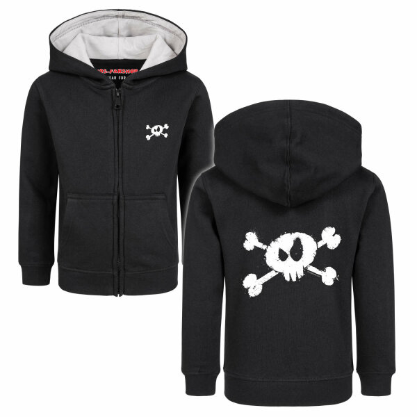 Splashed Skull - Kids zip-hoody