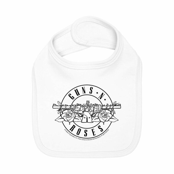 Guns n Roses (Bullet - outline) - Baby bib