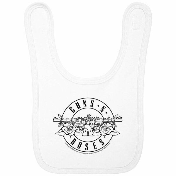 Guns n Roses (Bullet - outline) - Baby bib