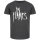 In Flames (Logo) - Kids t-shirt, charcoal, white, 104