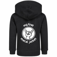 my first metal jacket - Kids zip-hoody