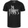 In Flames (Logo) - Kinder T-Shirt, schwarz, weiß, 116