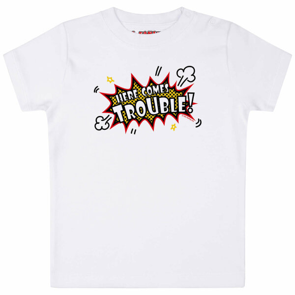 Here comes trouble - Baby t-shirt