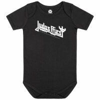 Judas Priest (Logo) - Baby Body, schwarz, weiß, 56/62
