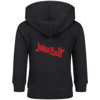 Judas Priest (Logo) - Baby Kapuzenjacke, schwarz, rot, 56/62