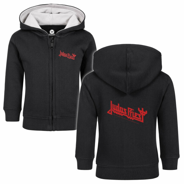 Judas Priest (Logo) - Baby Kapuzenjacke, schwarz, rot, 68/74