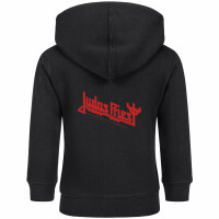 Judas Priest (Logo) - Baby Kapuzenjacke, schwarz, rot, 68/74