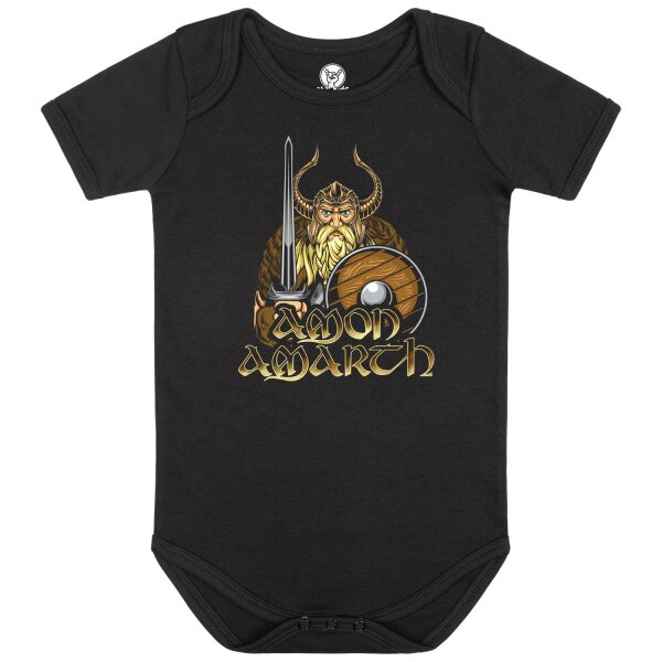 Amon Amarth (Viking) - Baby Body, schwarz, mehrfarbig, 56/62