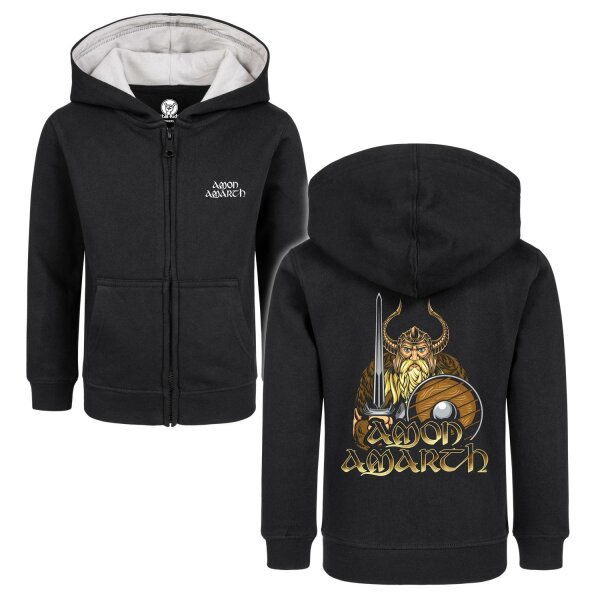 Amon Amarth (Viking) - Kids zip-hoody, black, multicolour, 116