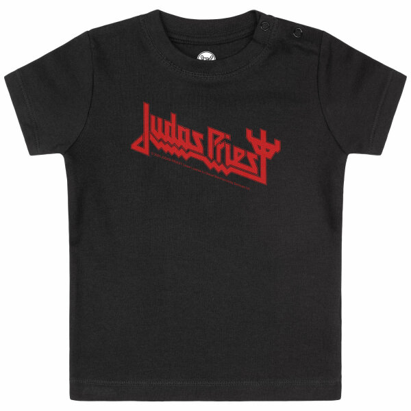 Judas Priest (Logo) - Baby T-Shirt, schwarz, rot, 68/74